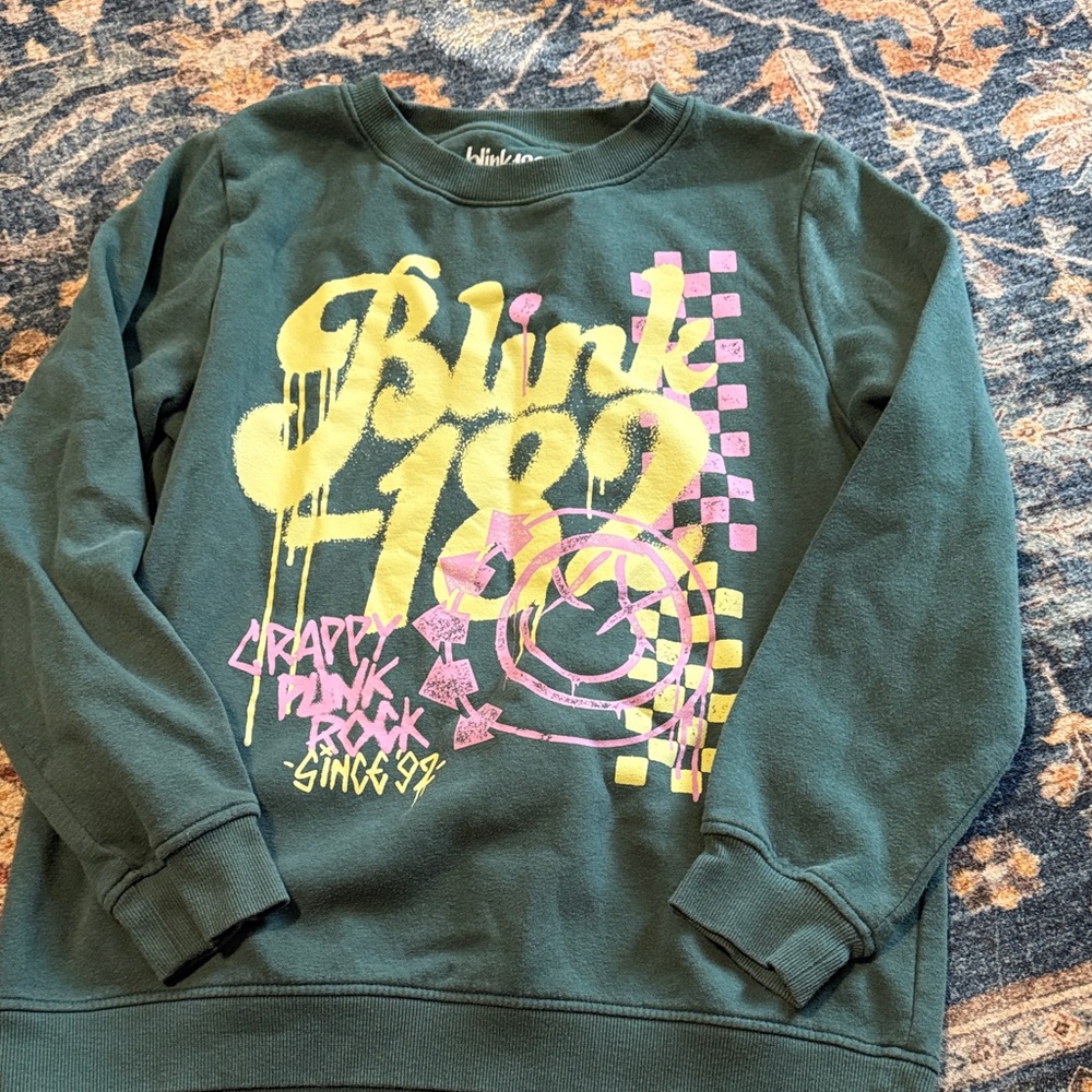 Blink-182 Green Sweatshirt